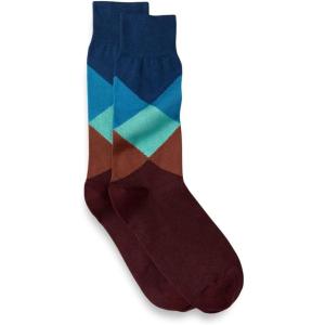 imagePaul Fredrick Mens Argyle Cotton Blend Sock
