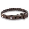 imagePaul Fredrick Mens Leather BraceletBlackBrown