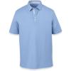 imagePaul Fredrick Mens Performance Blend Three Button PoloLight Blue