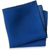 imagePaul Fredrick Mens Solid Silk Pocket SquareBlue