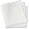 imagePaul Fredrick Mens Solid Silk Pocket SquareWhite