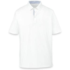 imagePaul Fredrick Mens Performance Blend Three Button PoloWhite
