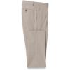 imagePaul Fredrick Mens Microfiber Check Single Pleat PantsBrownWhite