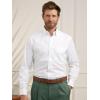 imagePaul Fredrick Mens NonIron 2Ply Cotton Straight Collar Dress ShirtGrey