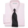 imagePaul Fredrick Mens NonIron 2Ply Cotton Straight Collar Dress ShirtPink
