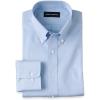 imagePaul Fredrick Mens Tailored Fit Cotton NonIron Pinpoint Cotton Dress ShirtBlue
