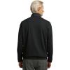 imagePaul Fredrick Mens Performance Blend Quarter Zip Mock NeckBlack