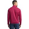 imagePaul Fredrick Mens Performance Blend Quarter Zip Mock NeckBurgundy
