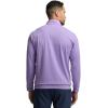 imagePaul Fredrick Mens Performance Blend Quarter Zip Mock NeckPurple