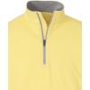 imagePaul Fredrick Mens Performance Blend Quarter Zip Mock NeckYellow