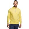 imagePaul Fredrick Mens Performance Blend Quarter Zip Mock NeckYellow