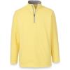imagePaul Fredrick Mens Performance Blend Quarter Zip Mock NeckYellow