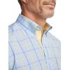 imagePaul Fredrick Mens Classic Fit Comfort Stretch NonIron Plaid Dress Shirt