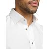imagePaul Fredrick Mens Classic Fit NonIron Herringbone Dress Shirt