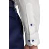 imagePaul Fredrick Mens Slim Fit NonIron Herringbone Dress Shirt