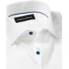 imagePaul Fredrick Mens Slim Fit NonIron Herringbone Dress Shirt