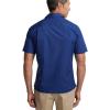 imagePaul Fredrick Mens Classic Fit Cotton Stripe Border Print Casual Shirt