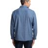 imagePaul Fredrick Mens Classic Fit Linen Blend Solid Overshirt