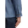 imagePaul Fredrick Mens Classic Fit Linen Blend Solid Overshirt