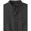 imagePaul Fredrick Mens Classic Fit Linen Solid Casual ShirtBlack