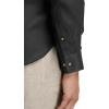 imagePaul Fredrick Mens Classic Fit Linen Solid Casual ShirtBlack