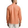 imagePaul Fredrick Mens Classic Fit Linen Solid Casual ShirtCoral