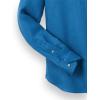imagePaul Fredrick Mens Classic Fit Linen Solid Casual ShirtDark Blue