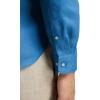 imagePaul Fredrick Mens Classic Fit Linen Solid Casual ShirtDark Blue