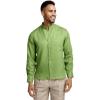 imagePaul Fredrick Mens Classic Fit Linen Solid Casual ShirtGreen