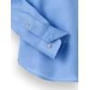 imagePaul Fredrick Mens Classic Fit Linen Solid Casual ShirtLight Blue
