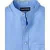 imagePaul Fredrick Mens Classic Fit Linen Solid Casual ShirtLight Blue