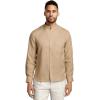 imagePaul Fredrick Mens Classic Fit Linen Solid Casual ShirtTan
