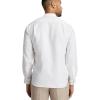 imagePaul Fredrick Mens Classic Fit Linen Solid Casual ShirtWhite
