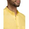 imagePaul Fredrick Mens Classic Fit Linen Solid Casual ShirtYellow