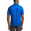imagePaul Fredrick Mens Classic Fit Lyocell Solid Jacquard Casual ShirtBlue