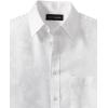 imagePaul Fredrick Mens Classic Fit Lyocell Solid Jacquard Casual ShirtWhite