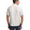 imagePaul Fredrick Mens Classic Fit Lyocell Solid Jacquard Casual ShirtWhite