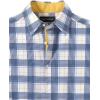 imagePaul Fredrick Mens Classic Fit Performance Stretch Check Casual Shirt