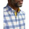 imagePaul Fredrick Mens Classic Fit Performance Stretch Check Casual Shirt