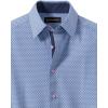 imagePaul Fredrick Mens Classic Fit Performance Stretch Geometric Casual Shirt