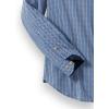 imagePaul Fredrick Mens Classic Fit Performance Stretch Stripe Casual Shirt