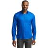 imagePaul Fredrick Mens Slim Fit Lyocell Solid Jacquard Casual ShirtBlue