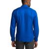 imagePaul Fredrick Mens Slim Fit Lyocell Solid Jacquard Casual ShirtBlue