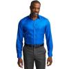 imagePaul Fredrick Mens Slim Fit Lyocell Solid Jacquard Casual ShirtBlue
