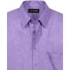 imagePaul Fredrick Mens Slim Fit Lyocell Solid Jacquard Casual ShirtLavender