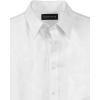 imagePaul Fredrick Mens Slim Fit Lyocell Solid Jacquard Casual ShirtWhite