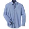 imagePaul Fredrick Mens Classic Fit Performance Stretch Geometric Casual Shirt