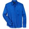 imagePaul Fredrick Mens Slim Fit Lyocell Solid Jacquard Casual ShirtBlue