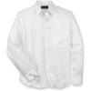 imagePaul Fredrick Mens Slim Fit Lyocell Solid Jacquard Casual ShirtWhite