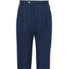 imagePaul Fredrick Mens Cotton Stretch Seersucker Pinstripe Single Pleat Suit PantsNavy